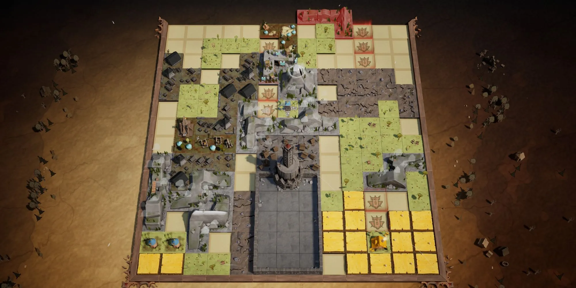 Trận đấu trùm cuối màn (Boss Fight) trong Drop Duchy, đối đầu với The Dungeon