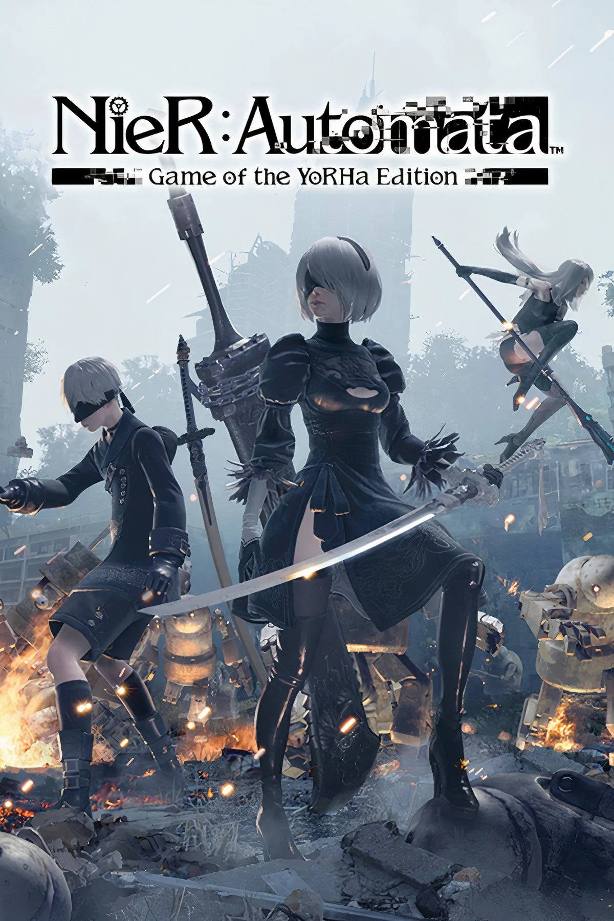 Android 2B và 9S trong NieR Automata, biểu tượng của sự hy sinh và khám phá.
