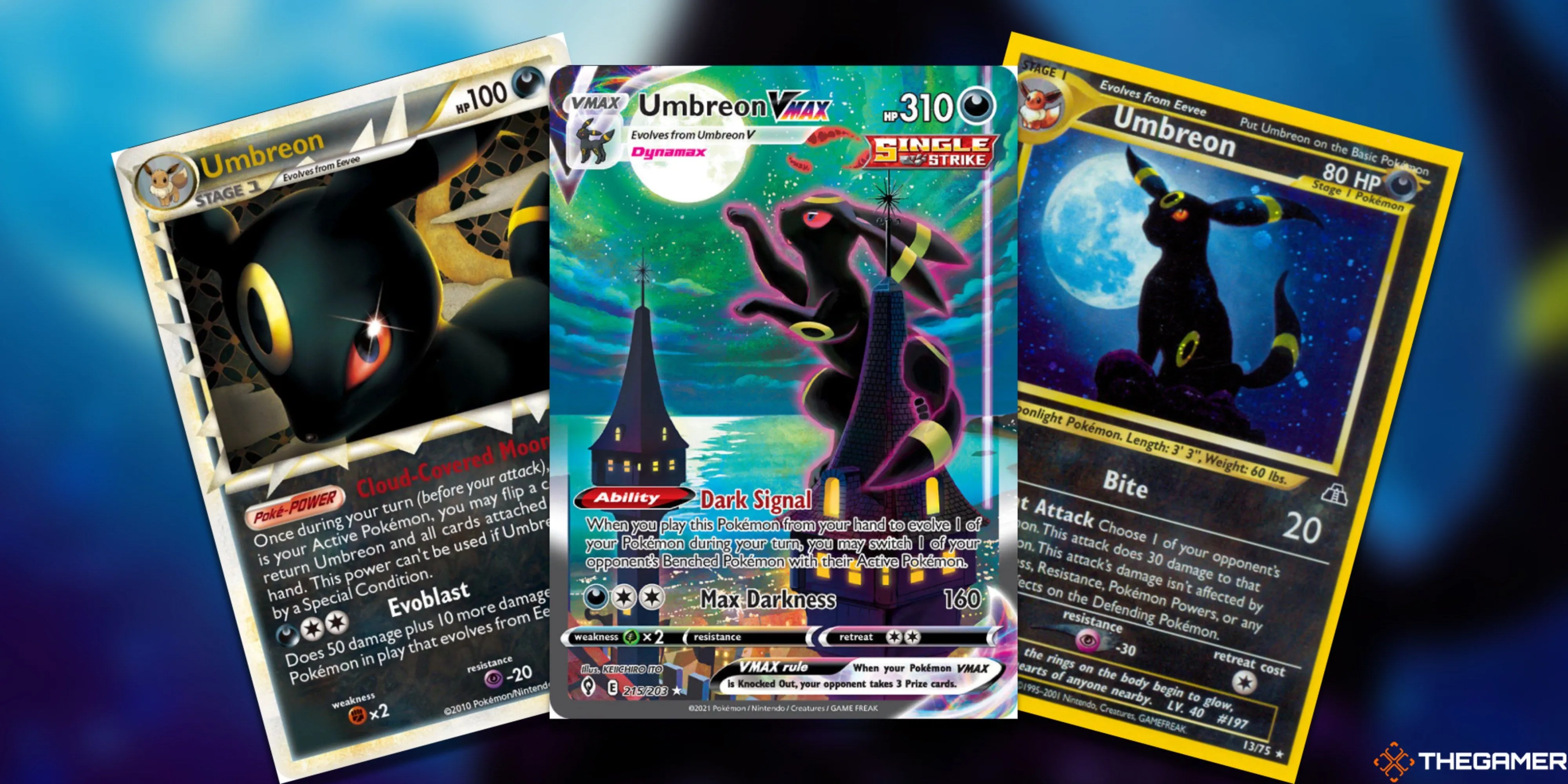 Ba thẻ Pokemon TCG Moonbreon (Umbreon VMAX Alternate Art) huyền thoại đã được thẩm định