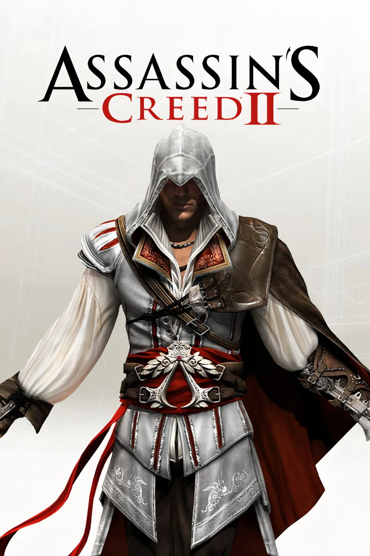 Bìa game Assassin's Creed 2, đưa người chơi trở về thời kỳ Phục Hưng với sát thủ Ezio Auditore