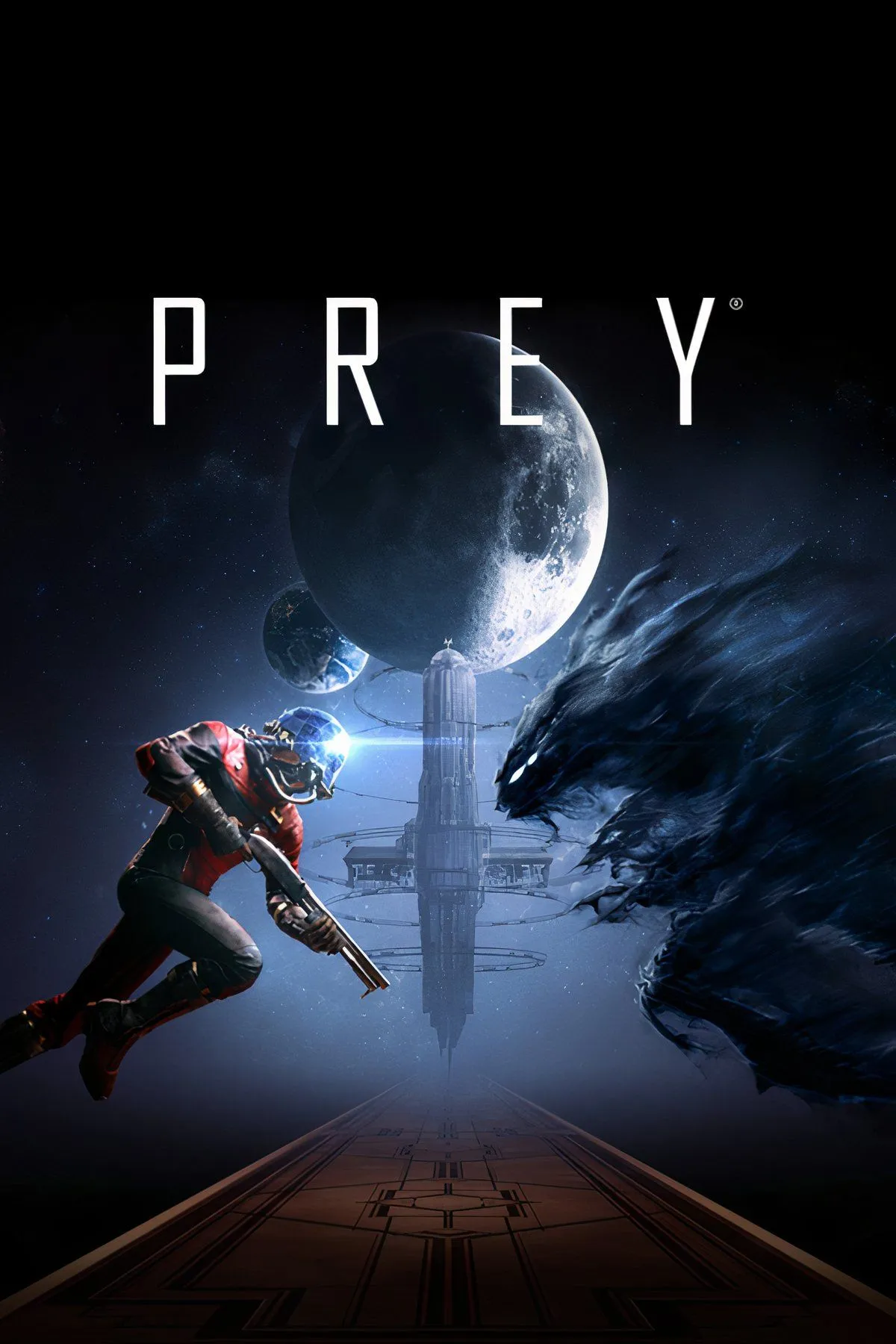 Bìa game Prey, một trò chơi kinh dị khoa học viễn tưởng với những bí ẩn về trạm không gian Talos I