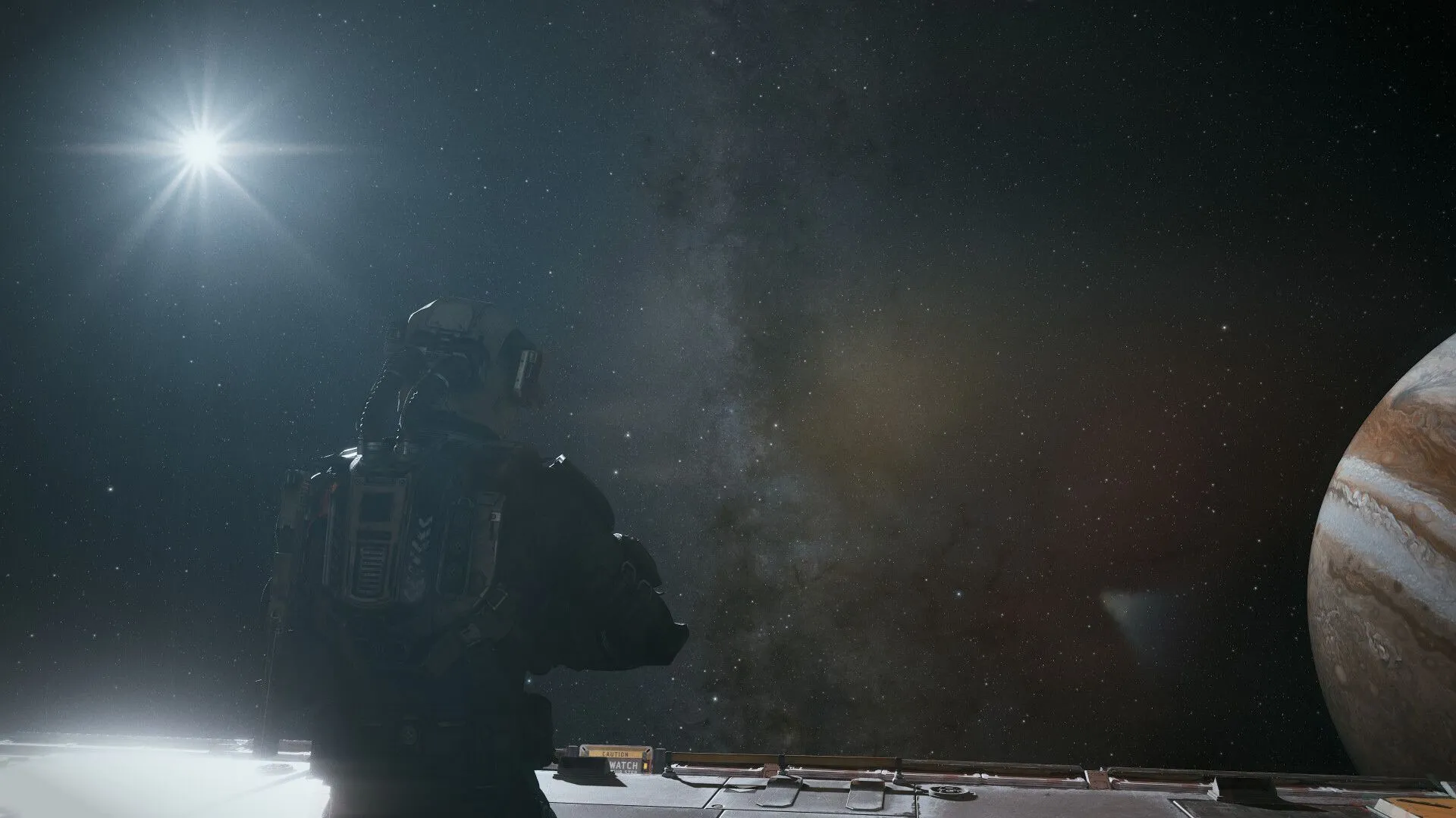 Cảnh hành động bắn súng góc nhìn thứ ba đầy kịch tính trong The Expanse Osiris Reborn