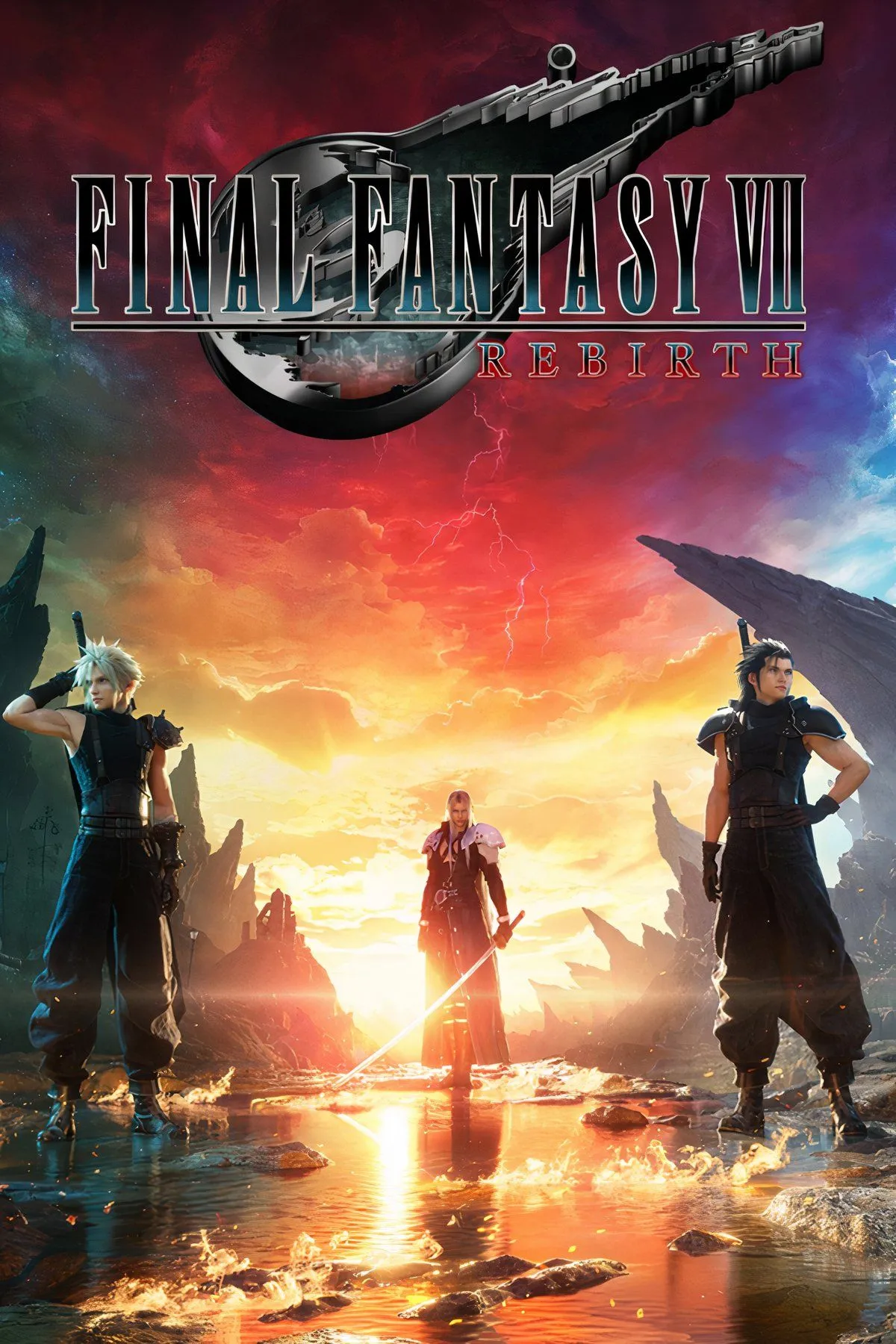 Cloud Strife và các nhân vật trong Final Fantasy 7 Rebirth, minh họa đồ họa hiện đại và hướng đi cốt truyện mới.