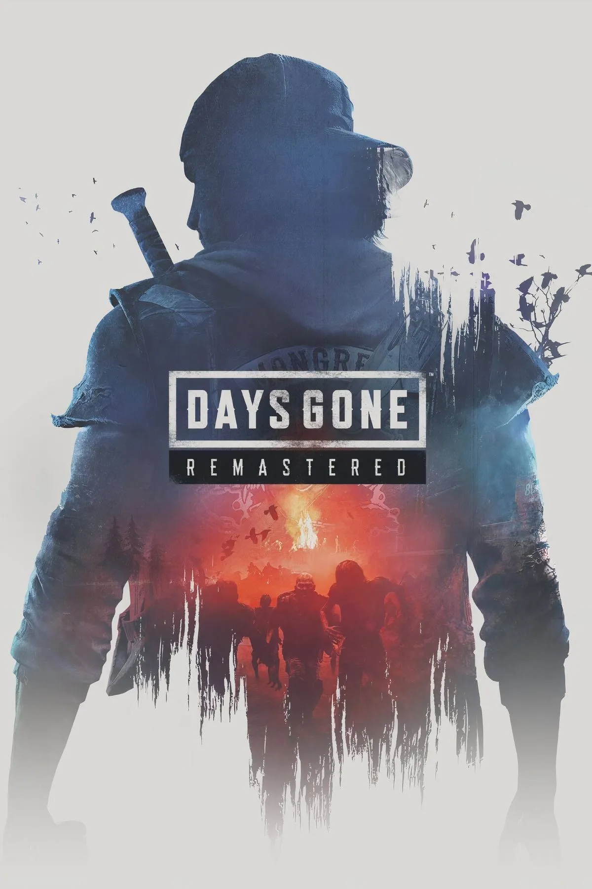 Deacon St. John lái xe mô tô qua vùng đất hoang tàn, đại diện cho lối chơi sinh tồn và khám phá trong Days Gone Remastered.