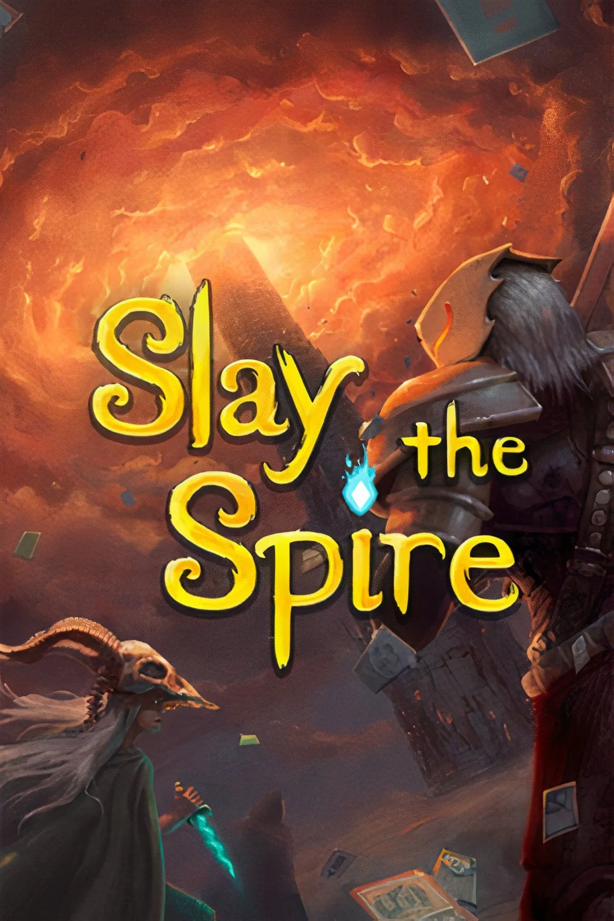 Giao diện lựa chọn thẻ bài và chiến đấu trong Slay the Spire, thể hiện cơ chế deckbuilding roguelike đầy tính chiến thuật