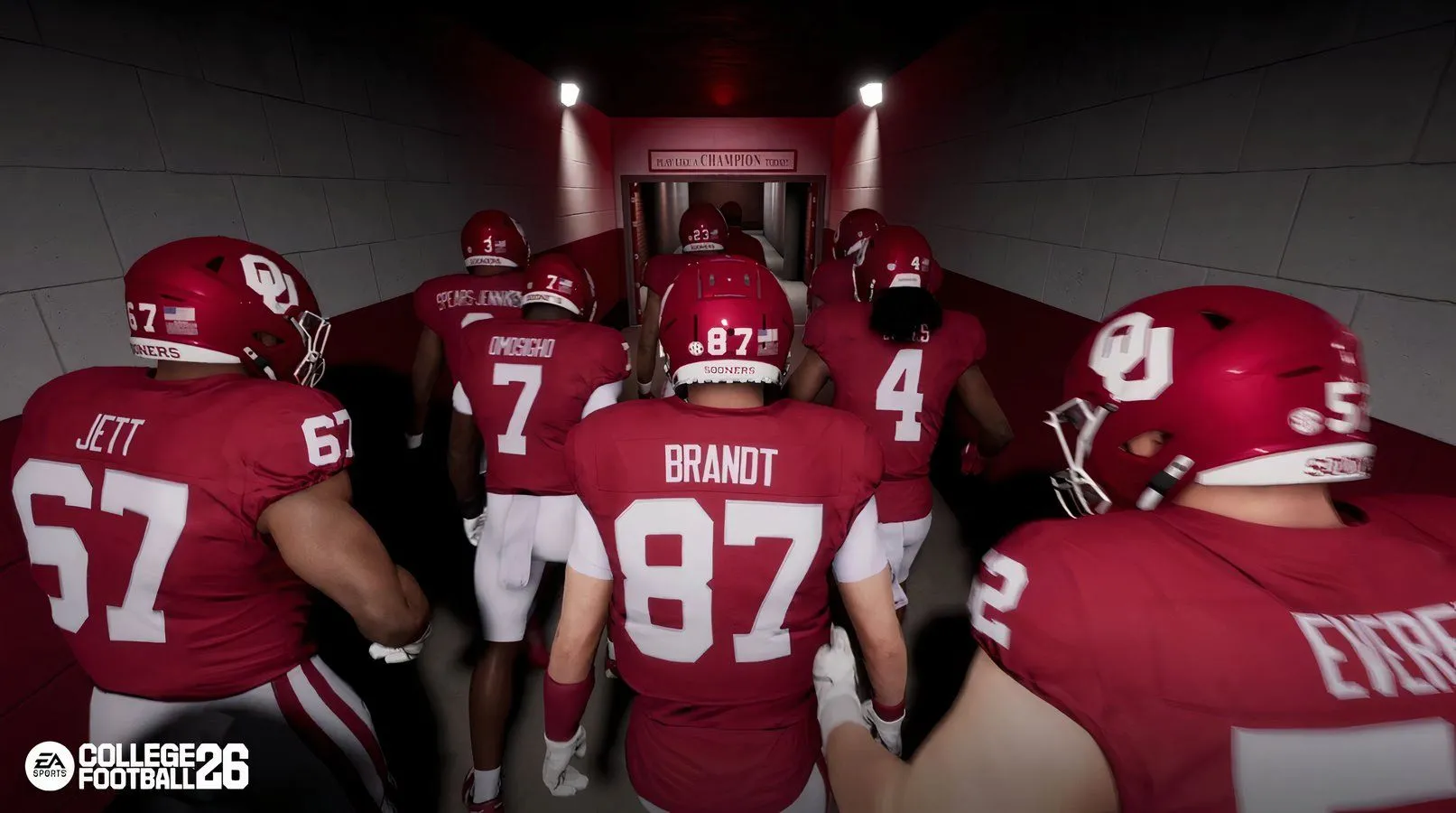 Giao diện tùy chọn trường quan tâm trong College Football 26 Road to Glory