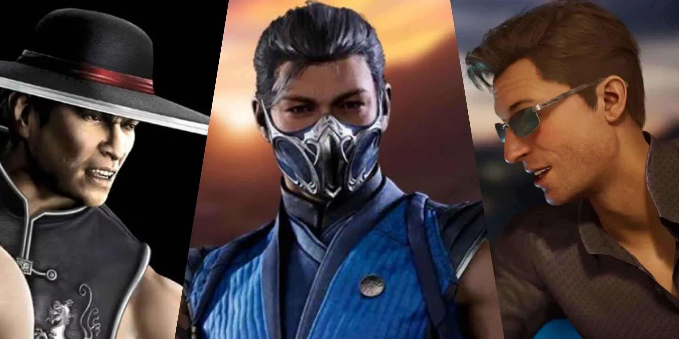 Hình ảnh chia đôi với các nhân vật nổi bật từ series Mortal Kombat, cho thấy sự đa dạng và tiềm năng drama.