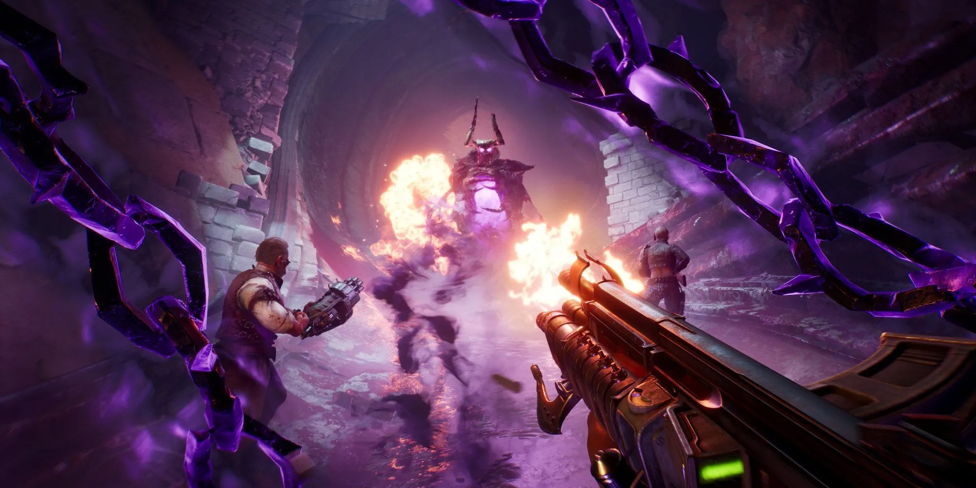 Hình ảnh quái vật hiệp sĩ trong game Painkiller reboot, một trong những kẻ thù mà người chơi sẽ đối mặt