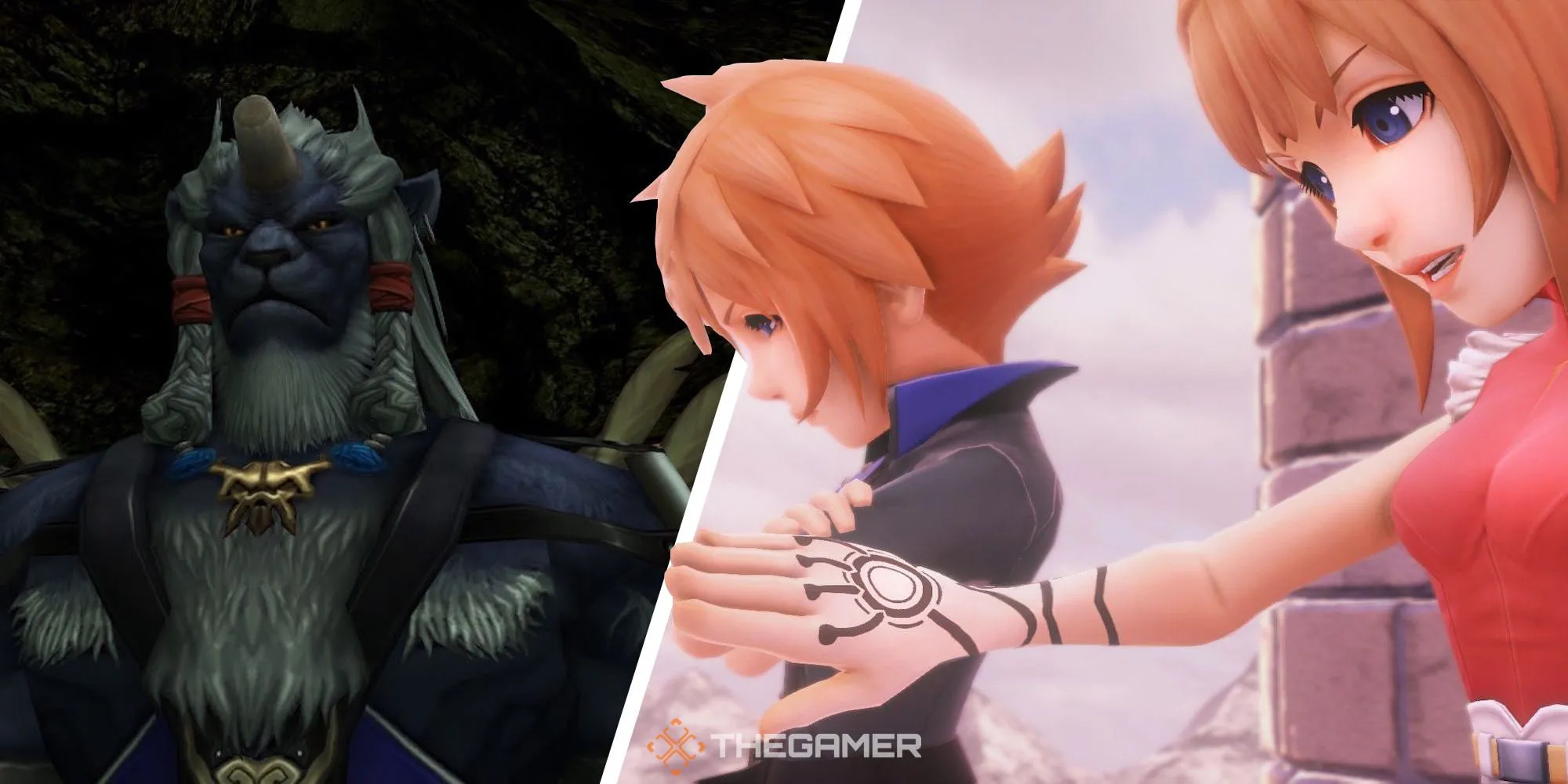 Hình ảnh tổng hợp các Blue Mage trong Final Fantasy như Kimahri, Quina, minh họa cho lớp nhân vật ít được ưa chuộng.