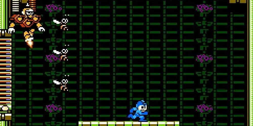 Hornet Man tấn công Mega Man bằng ong trong Mega Man 9