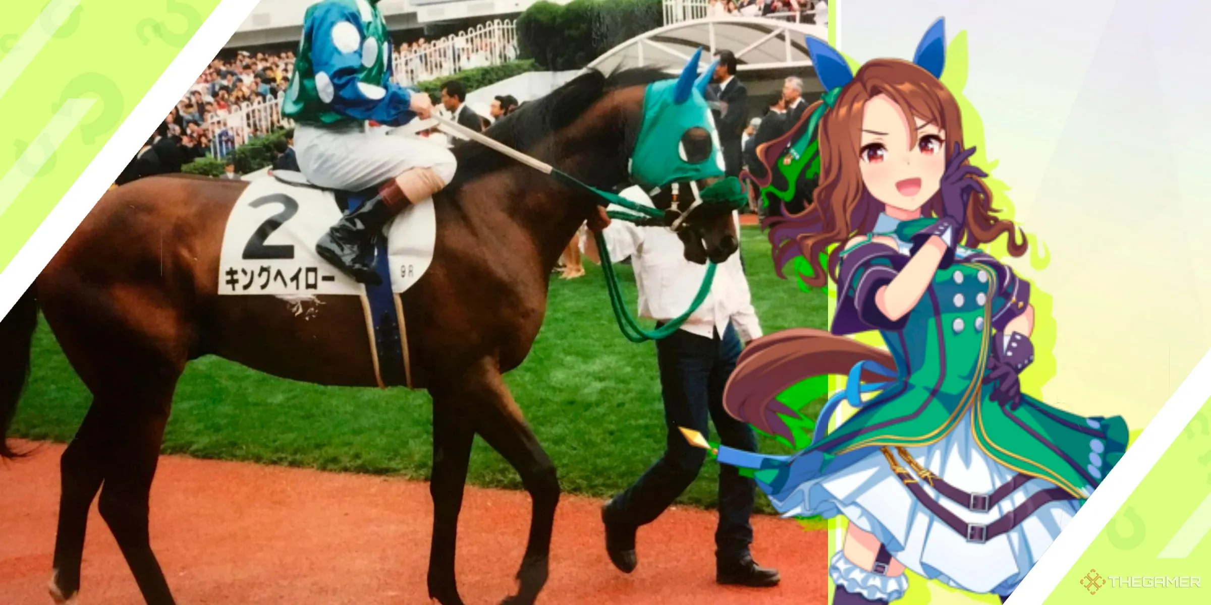 King Halo: Từ đường đua thực tế đến thế giới giả tưởng Umamusume.
