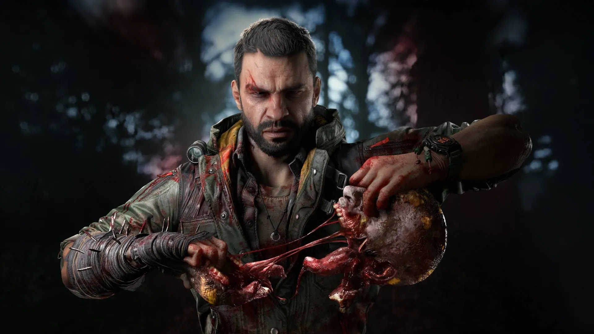 Kyle Crane thể hiện sức mạnh đáng sợ khi tiêu diệt zombie bằng tay không trong Dying Light The Beast.