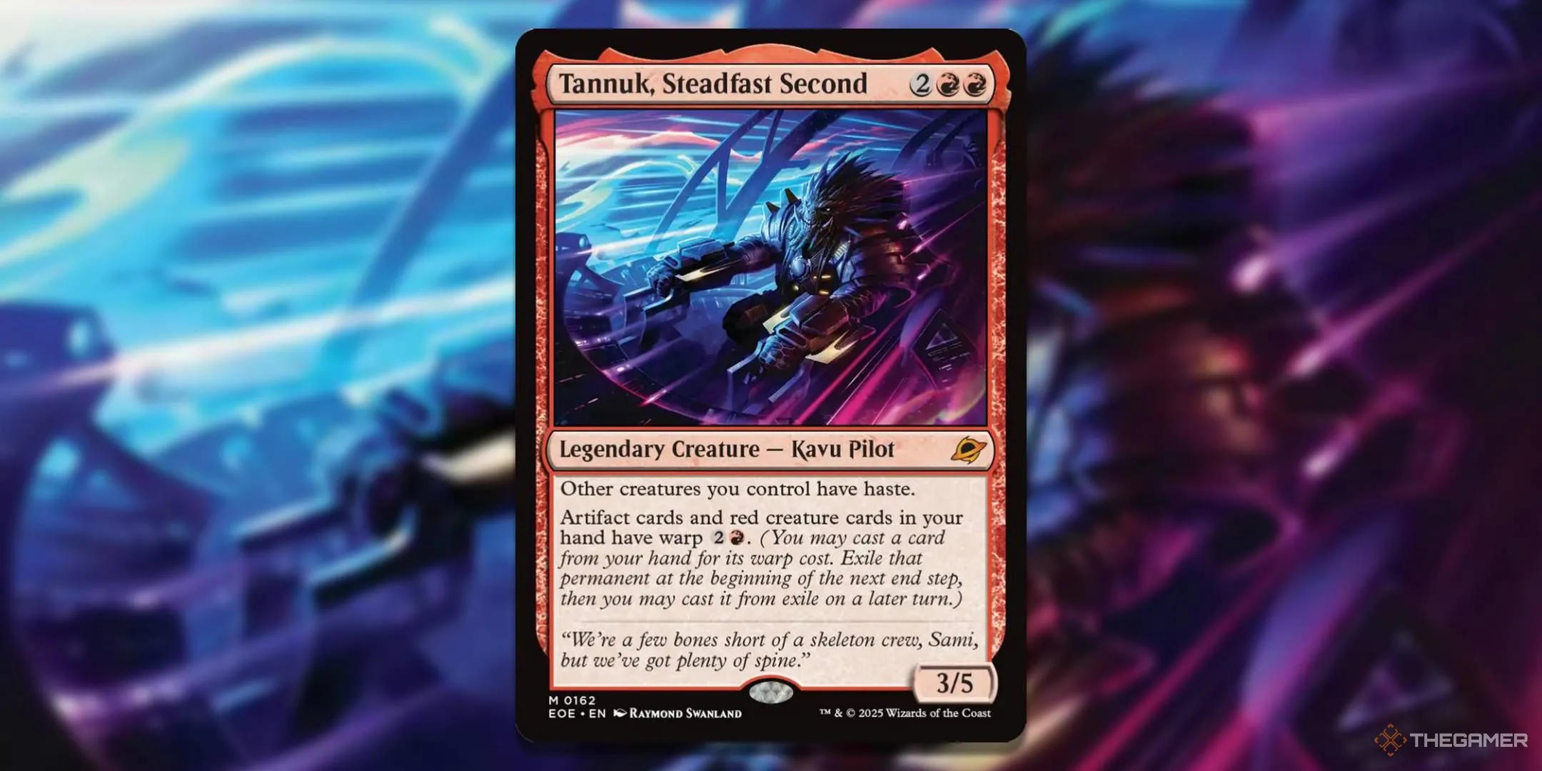 Lá bài Tannuk Steadfast Second, Commander cho phép triệu hồi nhanh artifact và creature với Haste