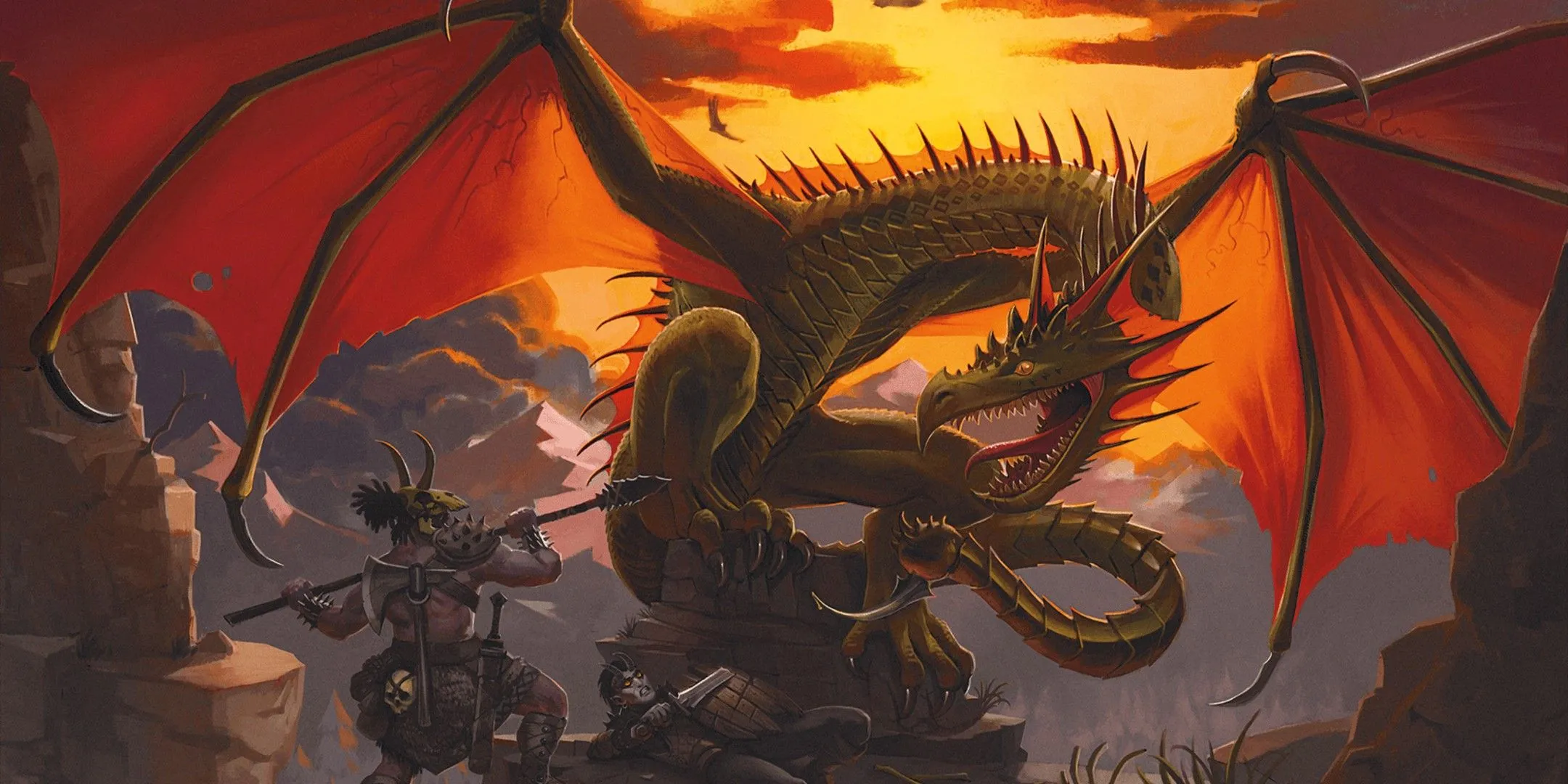 Mạo hiểm giả D&amp;D đối mặt với Wyvern, cho thấy sự am hiểu của dân thường về quái vật.