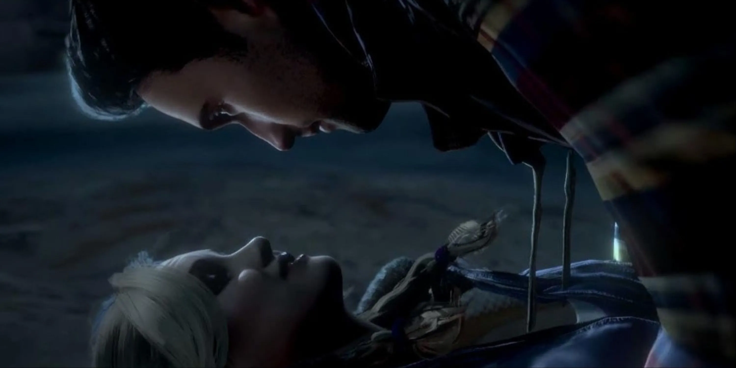 Mike và Jessica trong Until Dawn đang có khoảnh khắc lãng mạn, chuẩn bị cho nụ hôn, gợi ý về chuyện tình nhiều drama.