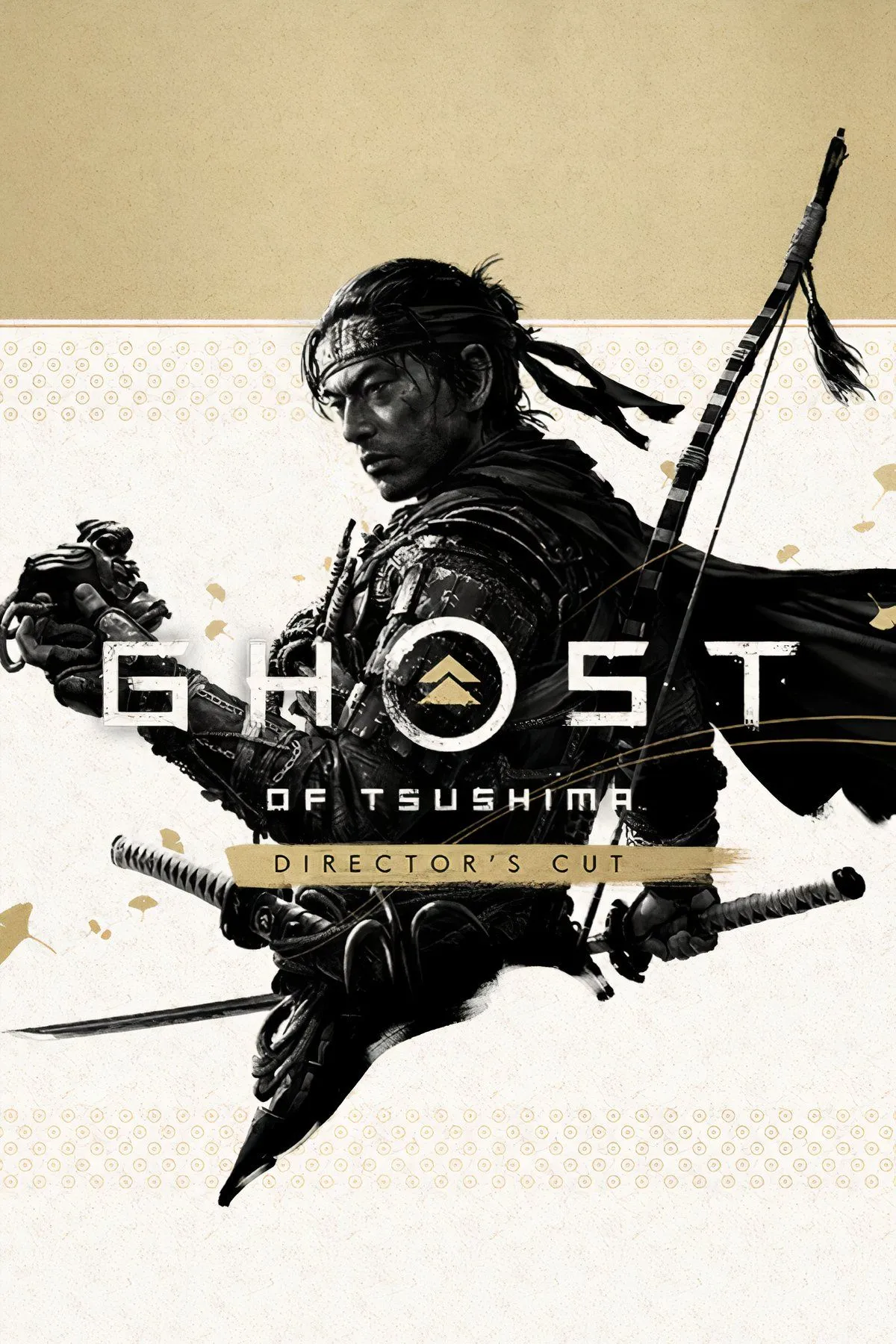 Nhân vật Jin Sakai đứng giữa cánh đồng hoa anh đào rực rỡ trong Ghost of Tsushima, thể hiện vẻ đẹp đồ họa và không gian mở của game.