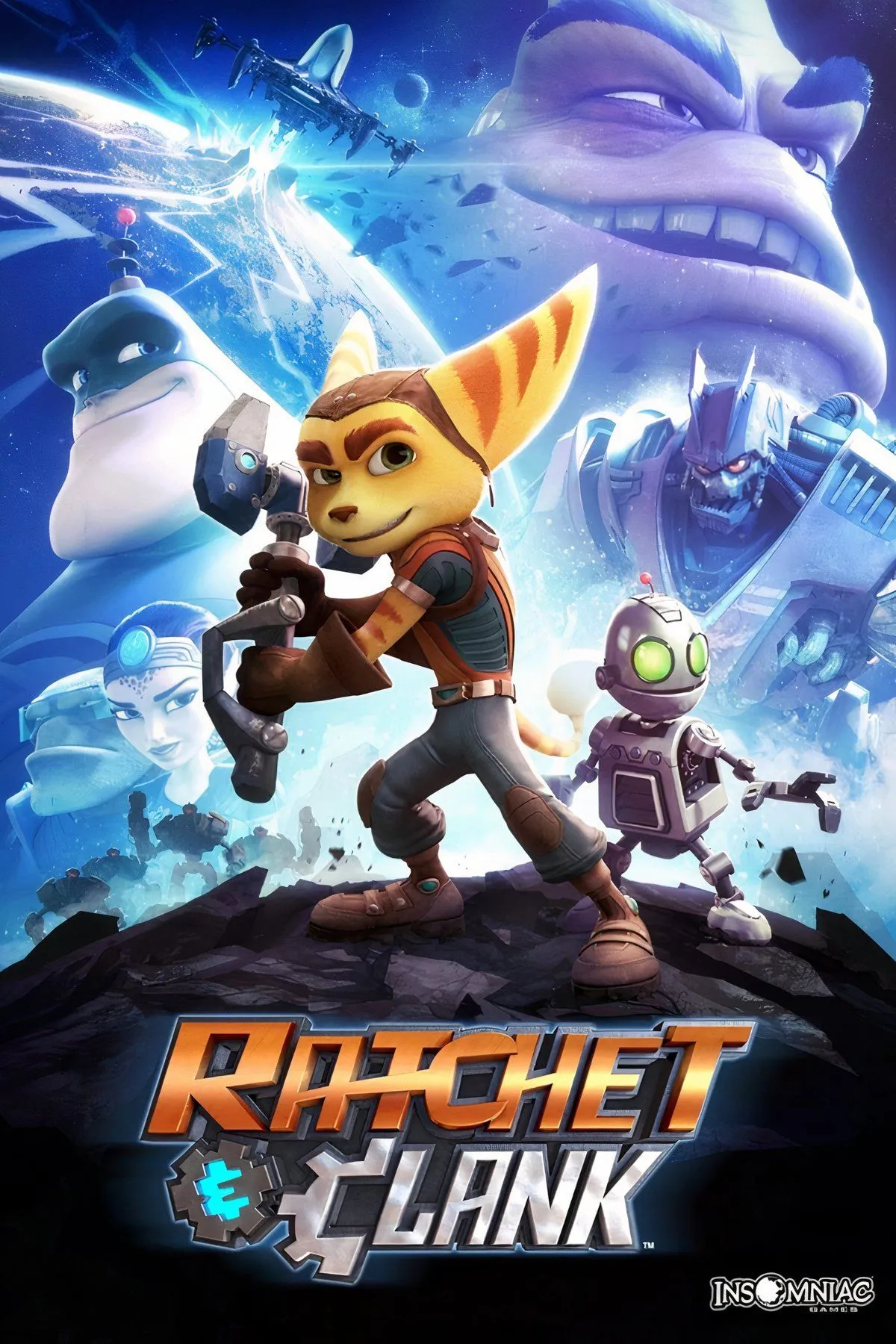 Ratchet và Clank trong phiên bản remake 2016, một game gắn liền với phim điện ảnh.