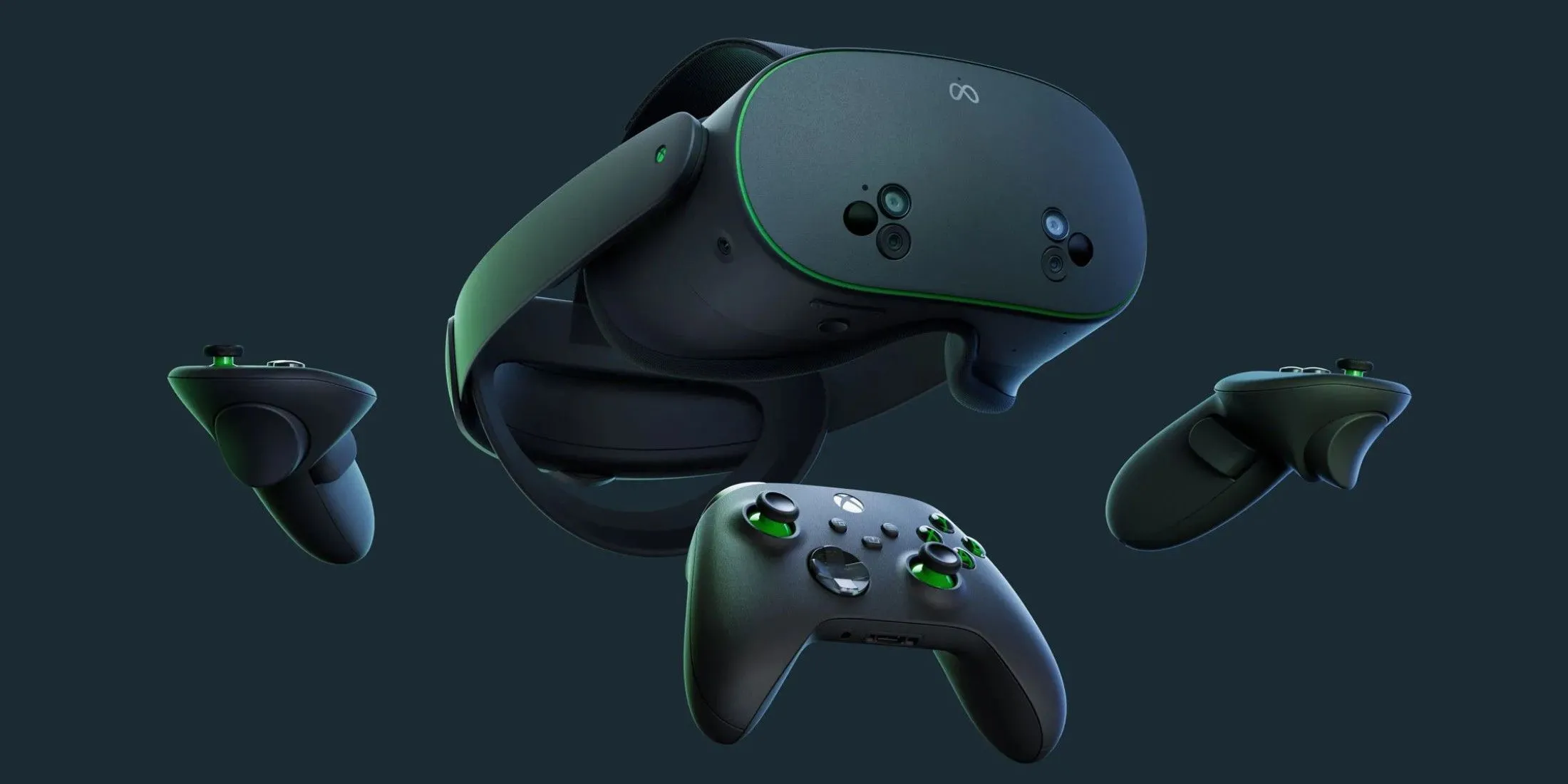 Tai nghe Meta Quest 3S phiên bản Xbox, thể hiện khả năng kết nối đa nền tảng và kho game rộng lớn qua Meta Store.