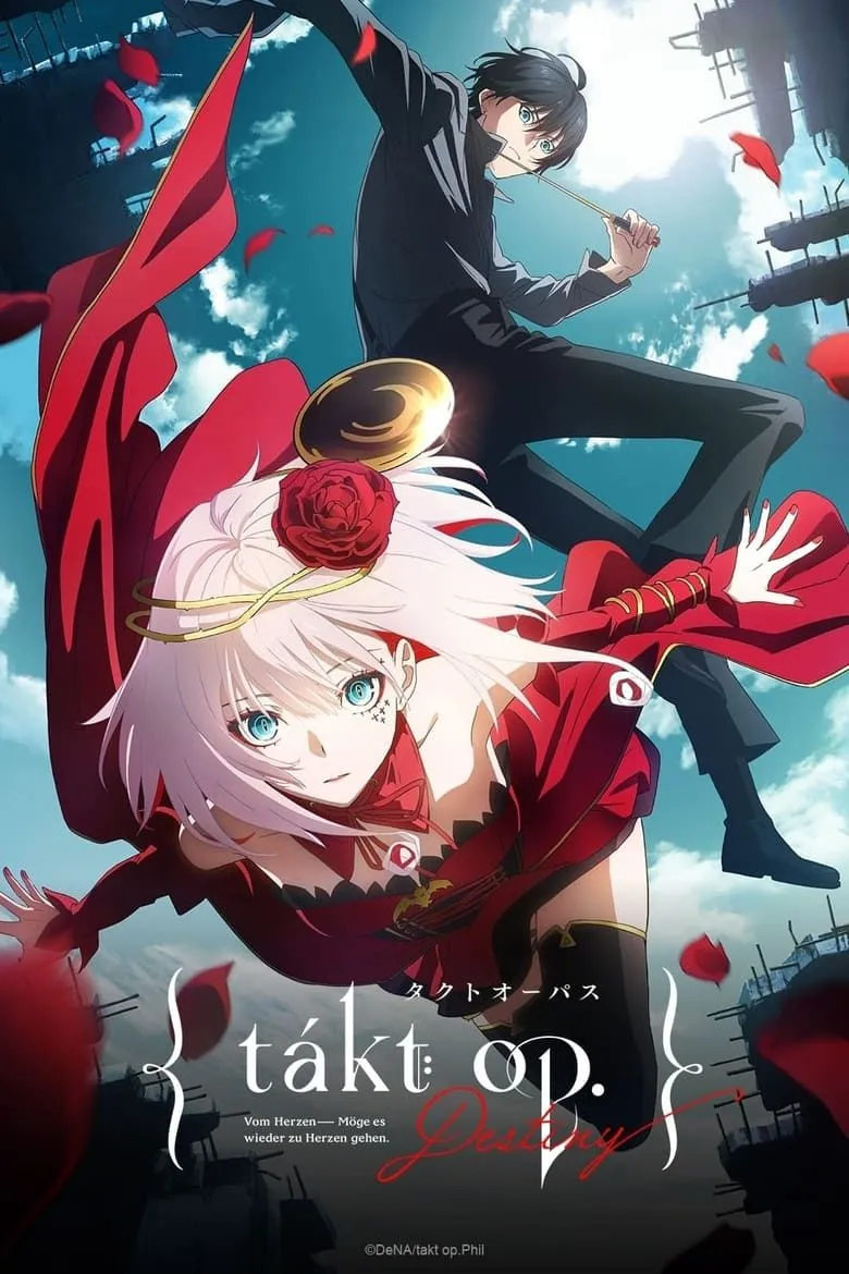 Takt Asahina và Destiny từ Takt Op. Destiny, bộ đôi Musicart và Conductor trong thế giới hậu tận thế.