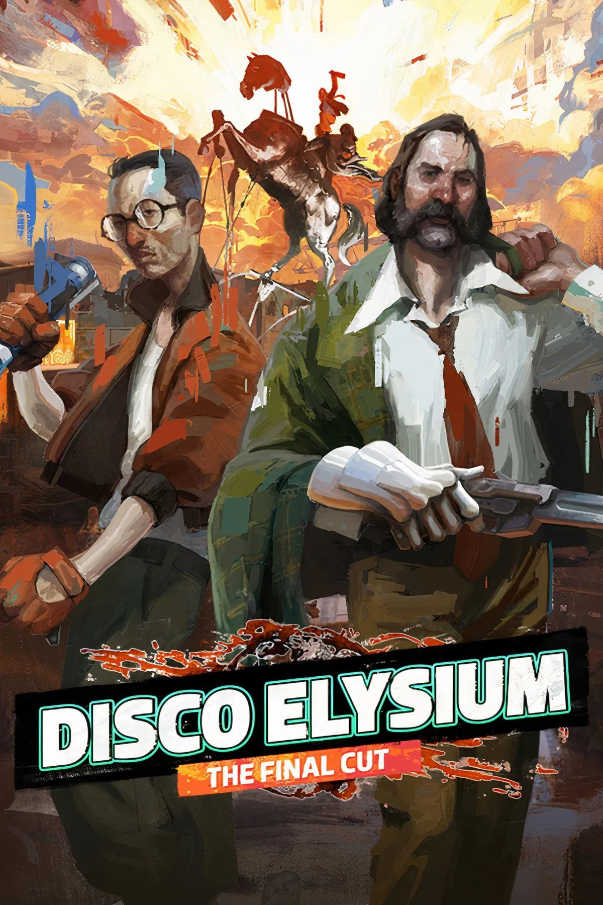 Thám tử Harry Du Bois và Kim Kitsuragi trong Disco Elysium