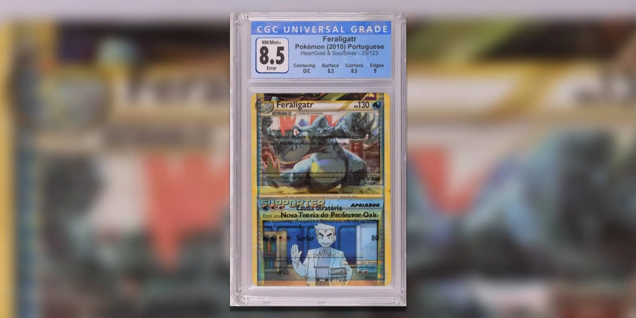 Thẻ Pokemon TCG Feraligatr được thẩm định với điểm số cao