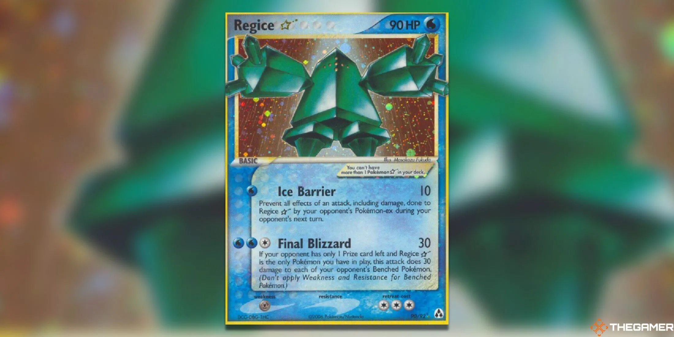 Thẻ Pokemon TCG Regice Star từ bộ Legend Maker được chuẩn bị gửi đi thẩm định