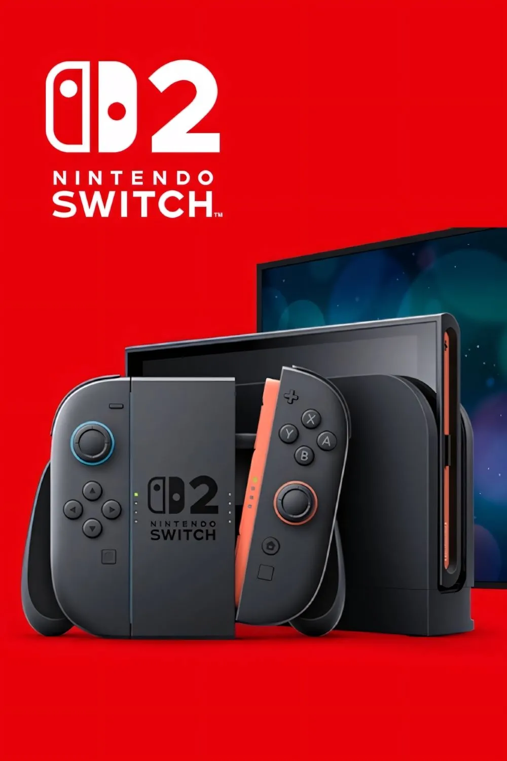 Thiết kế tổng quan của máy chơi game Nintendo Switch 2, biểu tượng cho thế hệ console tiếp theo của Nintendo
