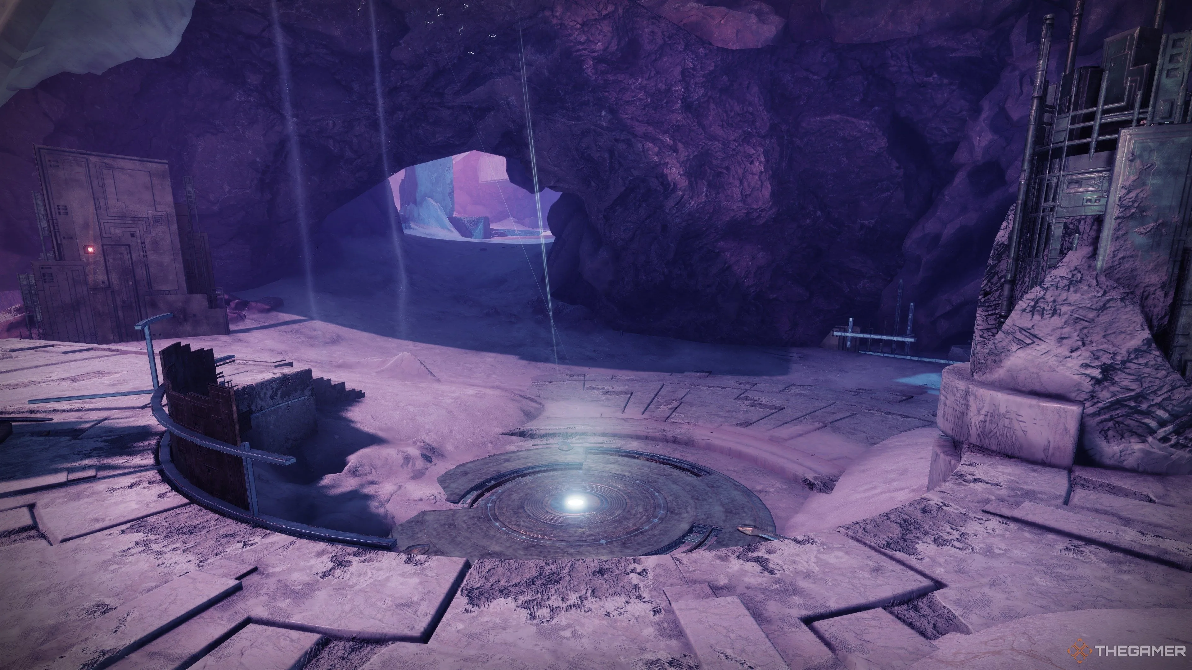 Vị trí tấm nền kích hoạt cơ chế runner ở boss Iatros Destiny 2