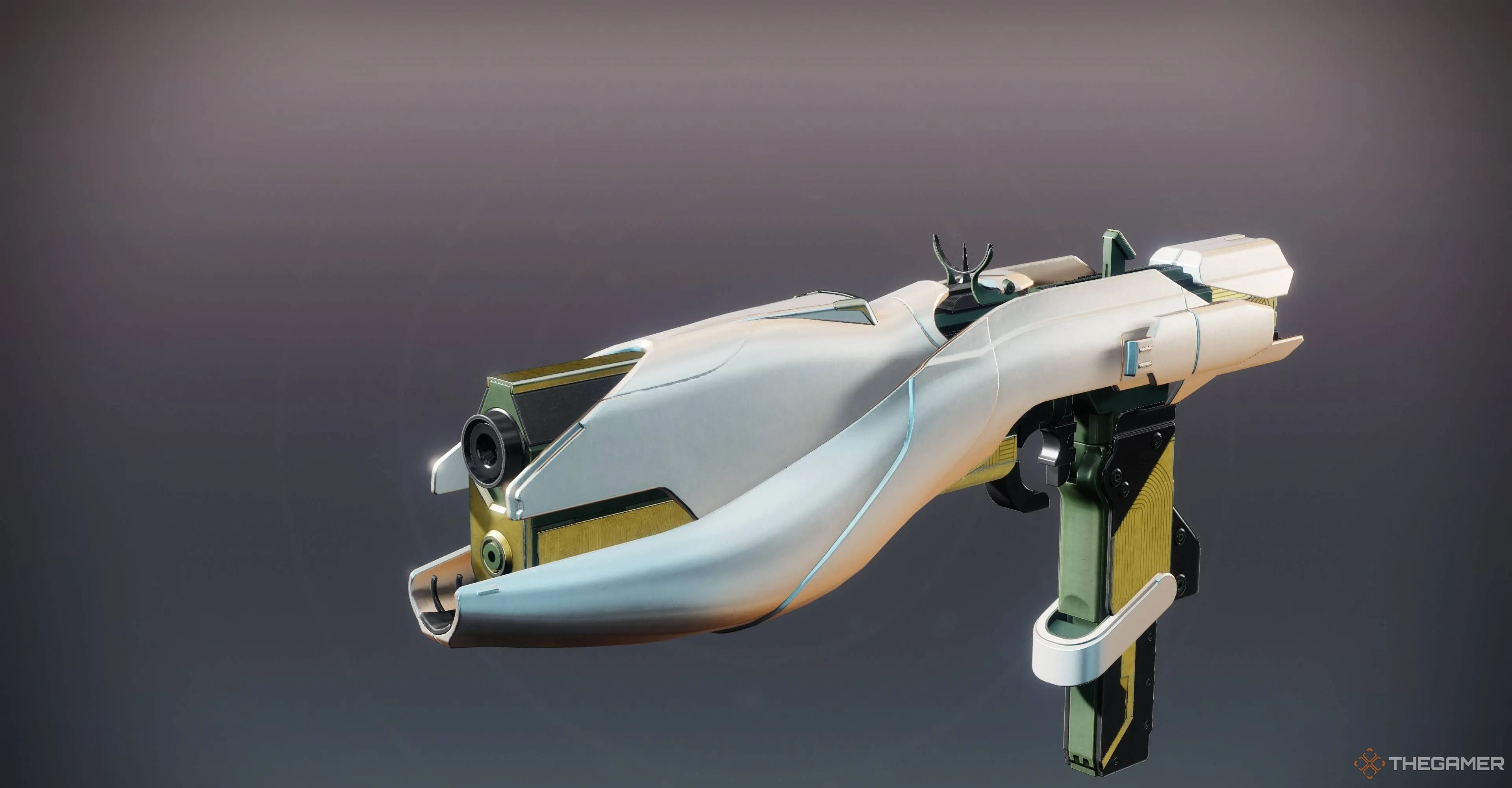 Vũ khí SMG Antedate từ raid The Desert Perpetual của Destiny 2, biểu tượng của sự nhanh nhẹn trong combat.