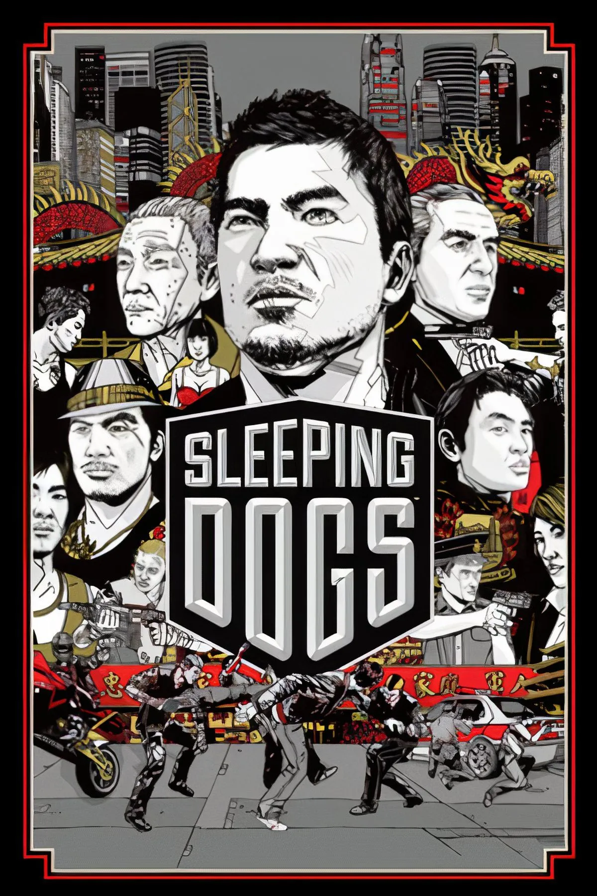 Wei Shen trong Sleeping Dogs đang nói chuyện với một trong những bạn gái tiềm năng của mình tại Hồng Kông