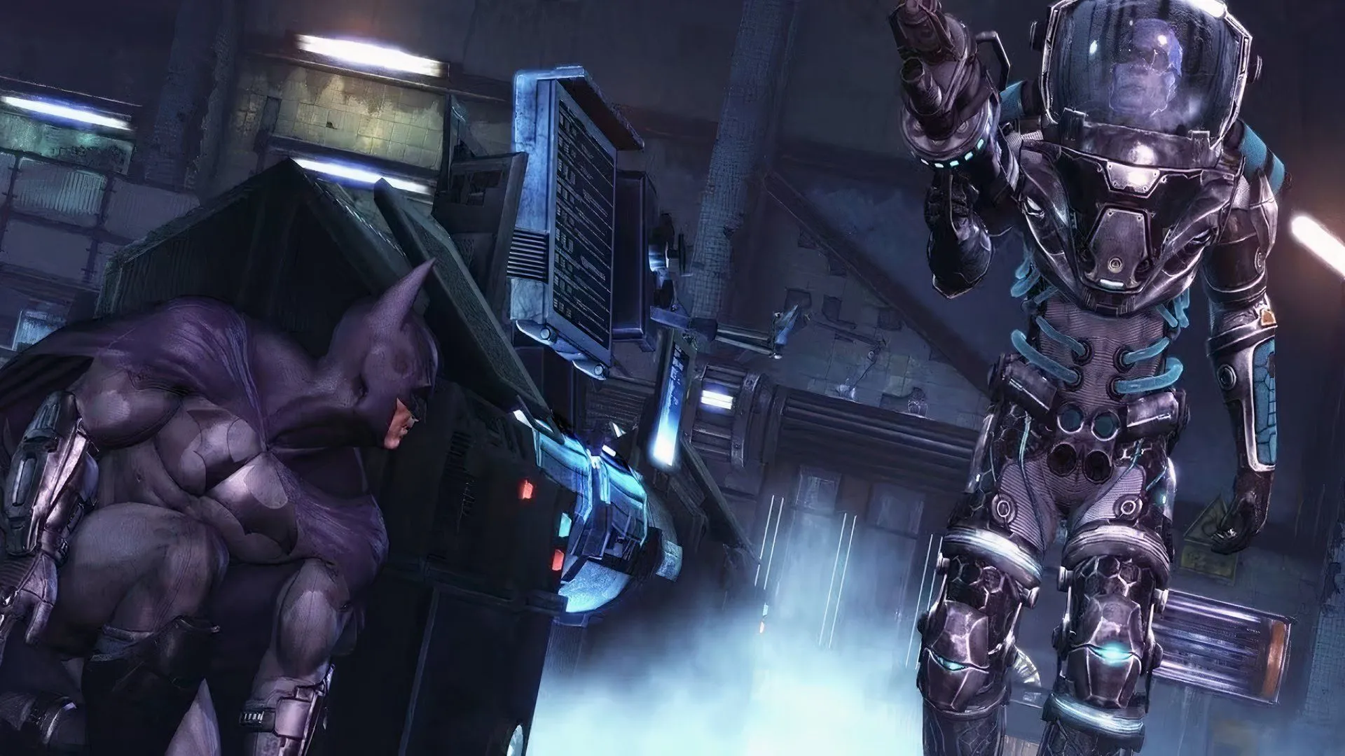 Batman đối đầu Mr. Freeze trong trận đấu boss kinh điển của Batman: Arkham City, đòi hỏi chiến thuật tinh tế