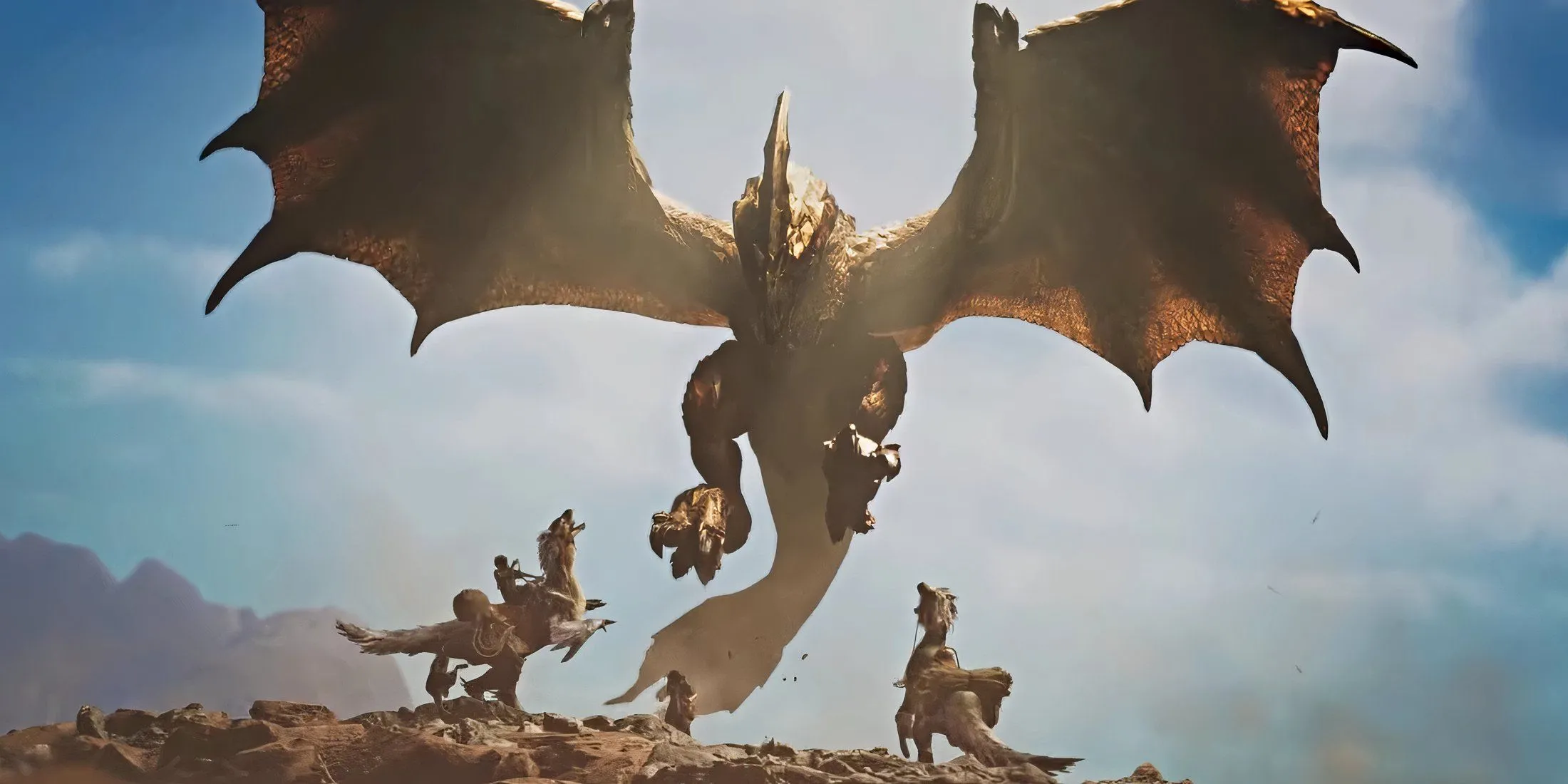 Game thủ săn quái vật Seregios trong Monster Hunter Wilds
