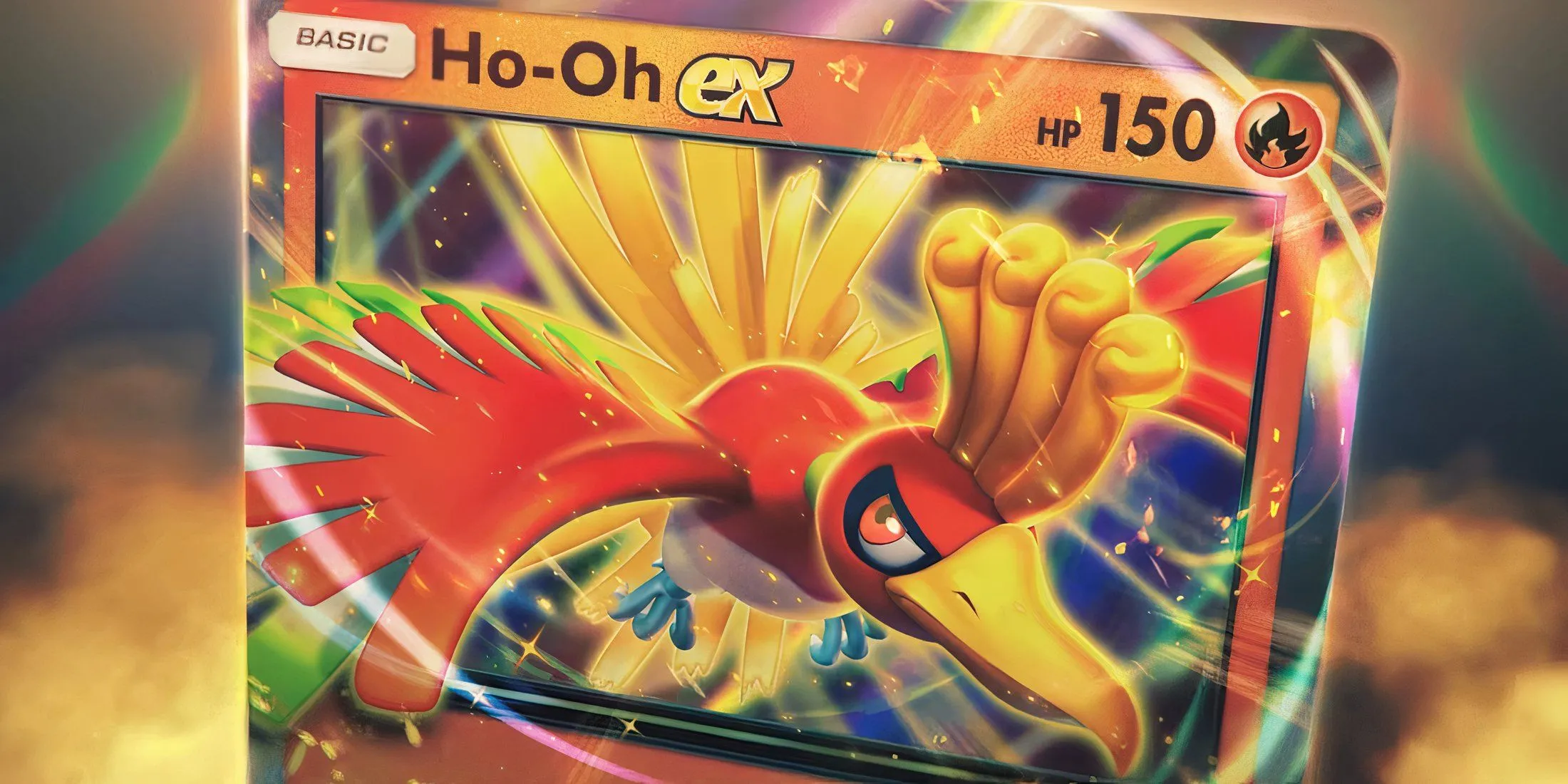 Hình ảnh giới thiệu bản cập nhật "Wisdom of Sea and Sky" trong Pokemon TCG Pocket, với tâm điểm là Ho-Oh EX và chủ đề biển trời.