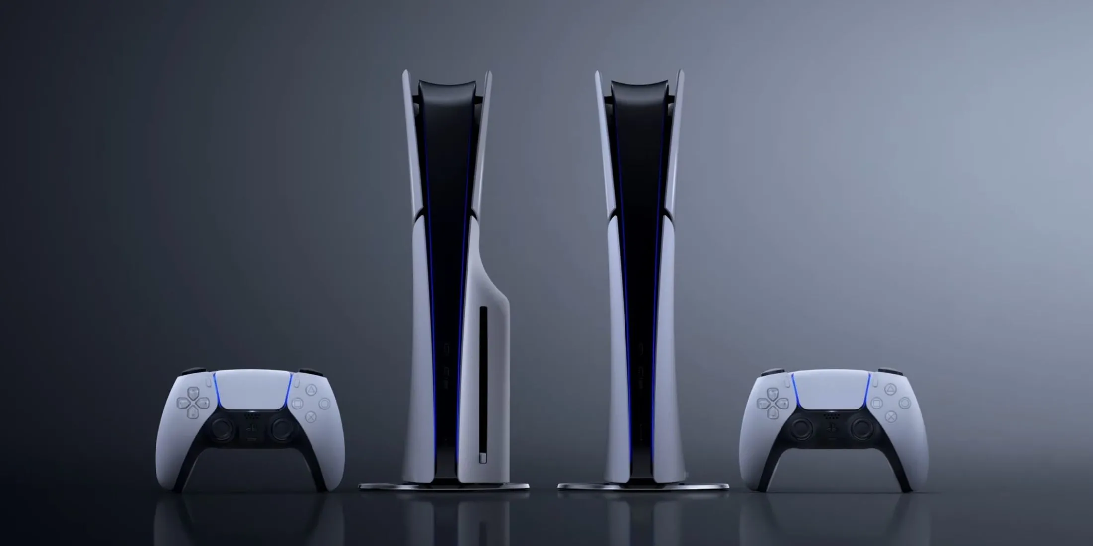 Hình ảnh minh họa máy chơi game PlayStation 5 và tay cầm DualSense