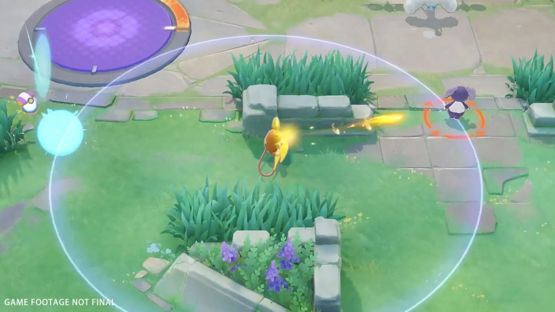 Khoảnh khắc chiến đấu kịch tính trong một trận đấu Pokemon Unite