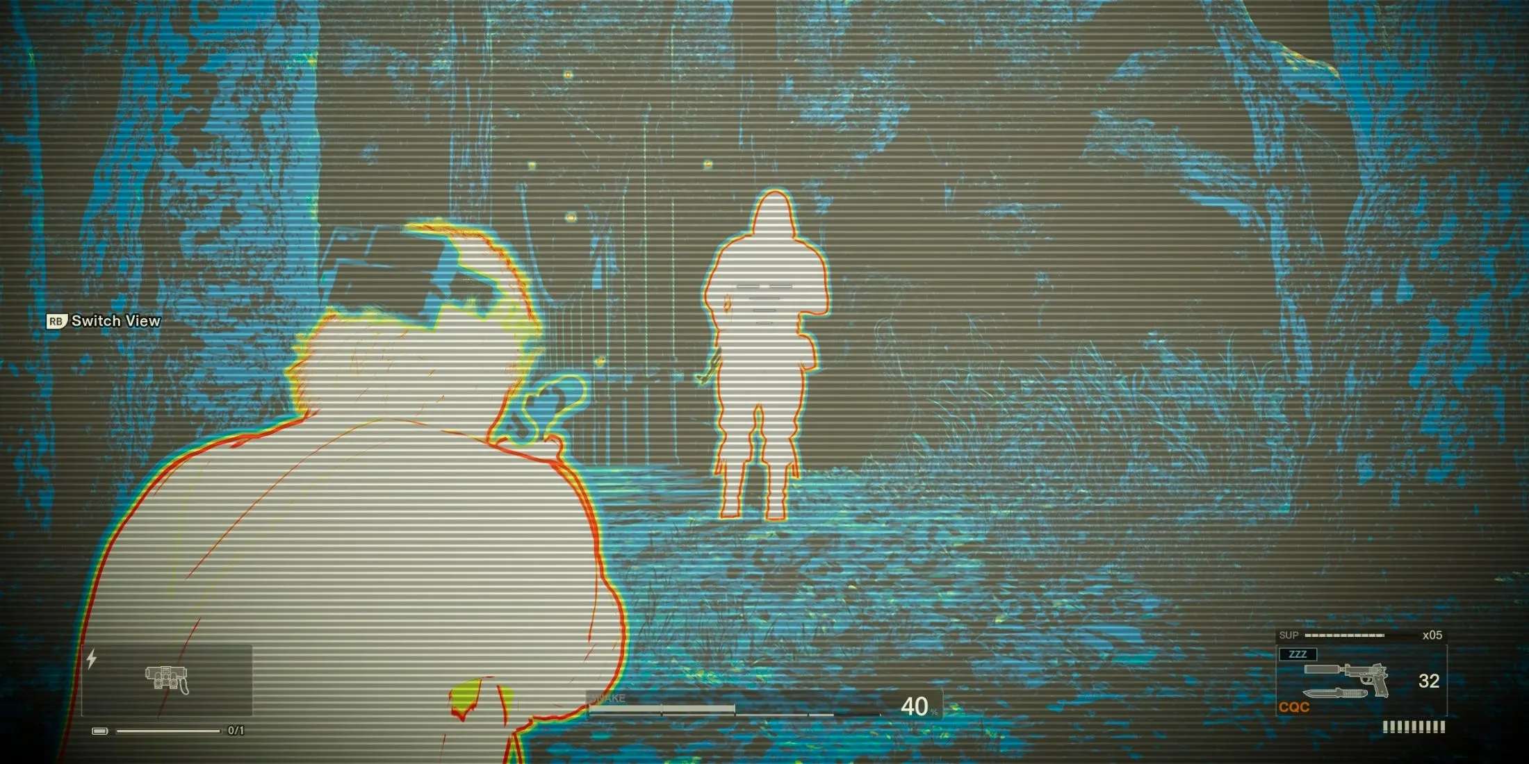Kính nhìn nhiệt (Thermal Goggles) - công cụ quan trọng giúp Snake phát hiện kẻ thù trong Metal Gear Solid Delta: Snake Eater