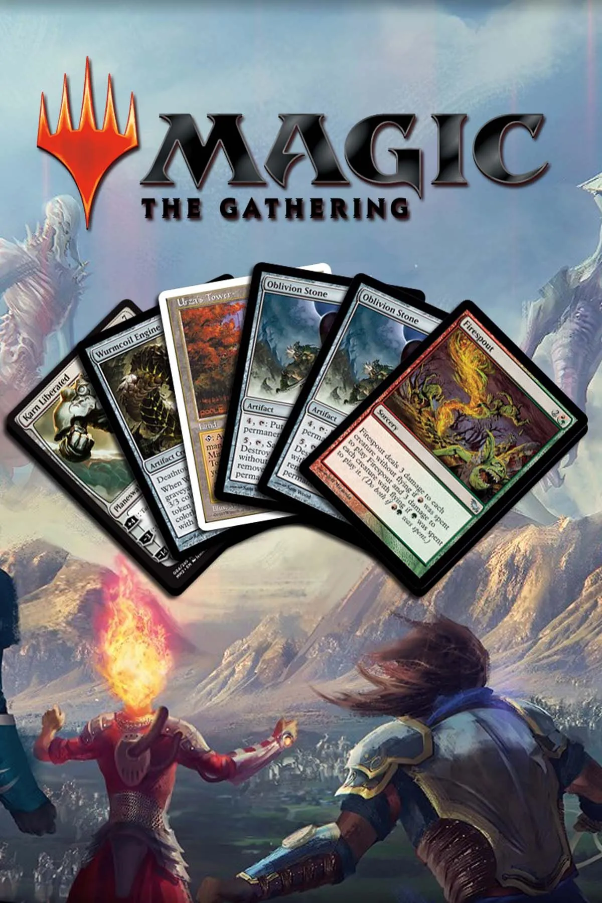 Logo chính thức của thương hiệu Magic: The Gathering, biểu tượng của dòng game thẻ bài nổi tiếng toàn cầu.