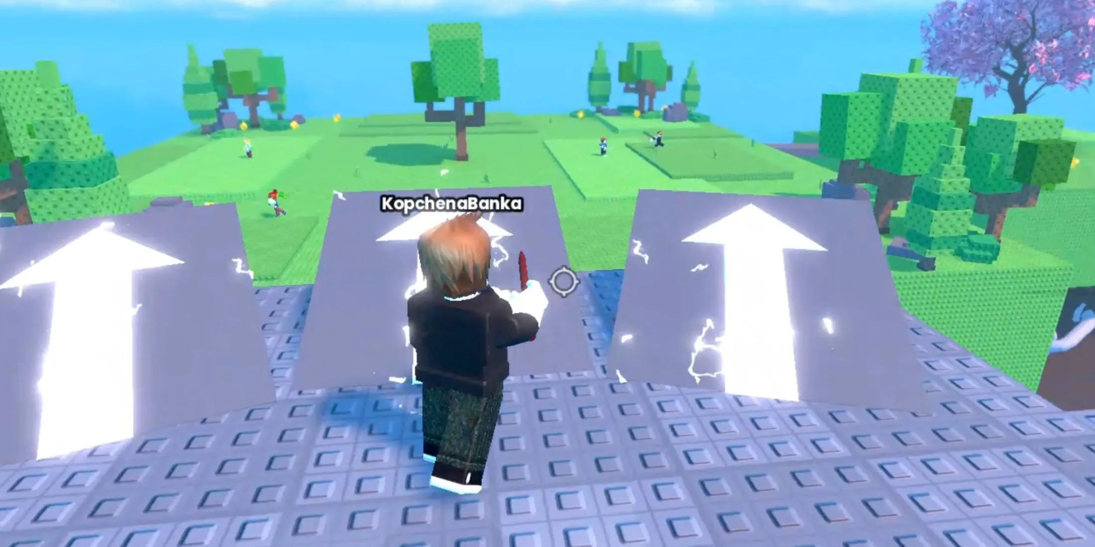 Một nhân vật game thủ Stick Battles đang di chuyển trên bản đồ